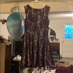 Dress Barn Purple Lace Dress
